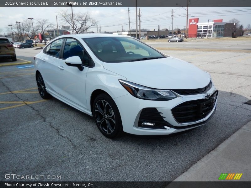 Summit White / Jet Black/­Galvanized 2019 Chevrolet Cruze LT