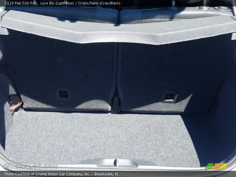 Luce Blu (Light Blue) / Grigio/Nero (Gray/Black) 2013 Fiat 500 Pop