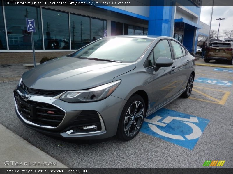 Satin Steel Gray Metallic / Jet Black/­Galvanized 2019 Chevrolet Cruze LT