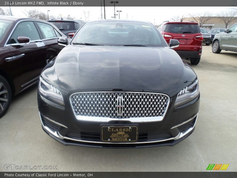 Infinite Black / Ebony 2019 Lincoln MKZ FWD