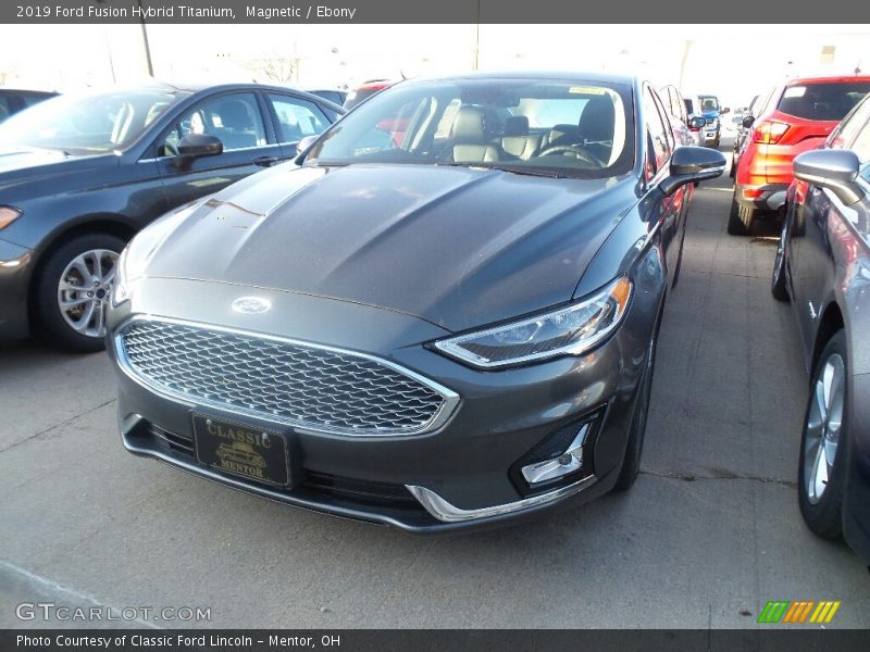 Magnetic / Ebony 2019 Ford Fusion Hybrid Titanium