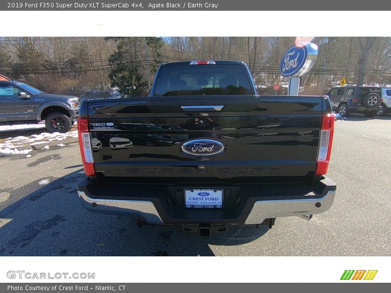 Agate Black / Earth Gray 2019 Ford F350 Super Duty XLT SuperCab 4x4