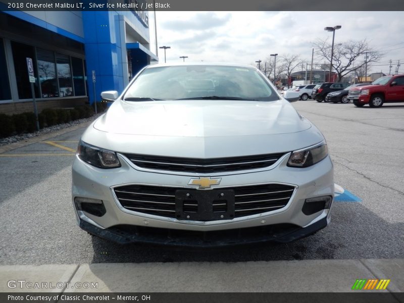 Silver Ice Metallic / Jet Black 2018 Chevrolet Malibu LT
