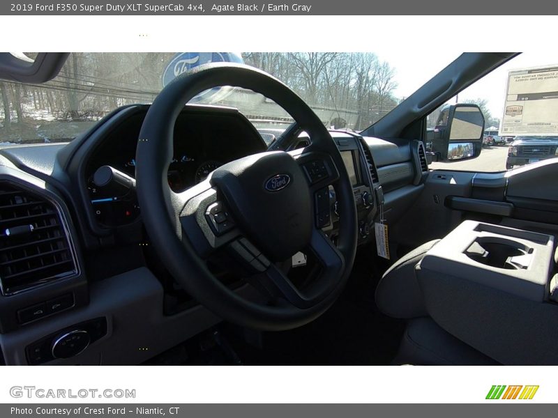 Agate Black / Earth Gray 2019 Ford F350 Super Duty XLT SuperCab 4x4