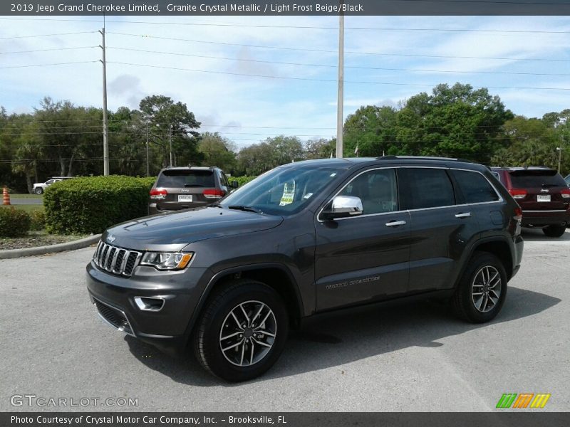 Granite Crystal Metallic / Light Frost Beige/Black 2019 Jeep Grand Cherokee Limited