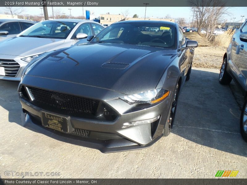 Magnetic / Ebony 2019 Ford Mustang GT Fastback