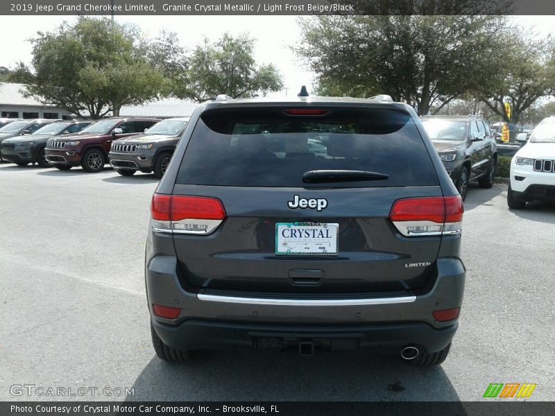 Granite Crystal Metallic / Light Frost Beige/Black 2019 Jeep Grand Cherokee Limited