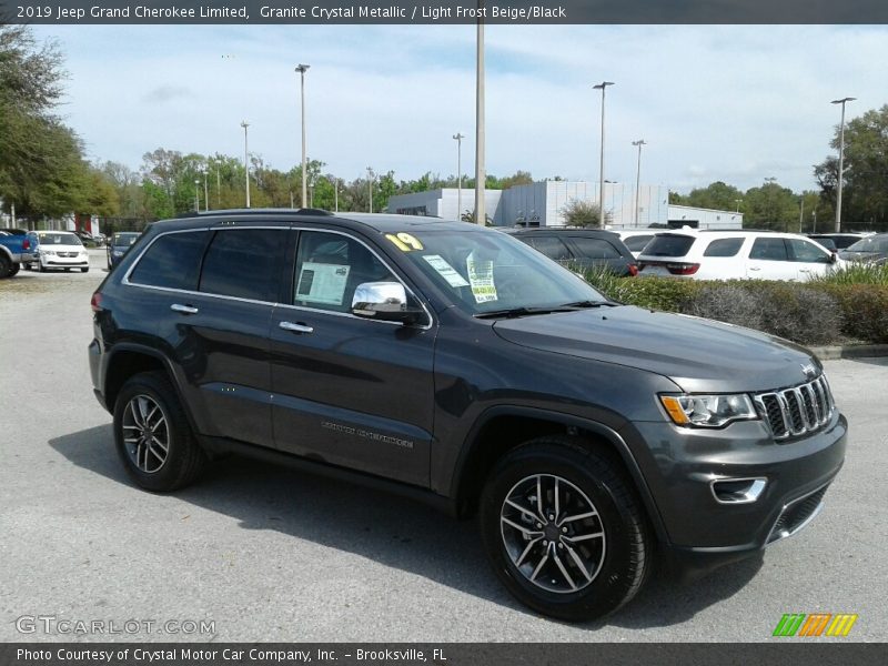 Granite Crystal Metallic / Light Frost Beige/Black 2019 Jeep Grand Cherokee Limited