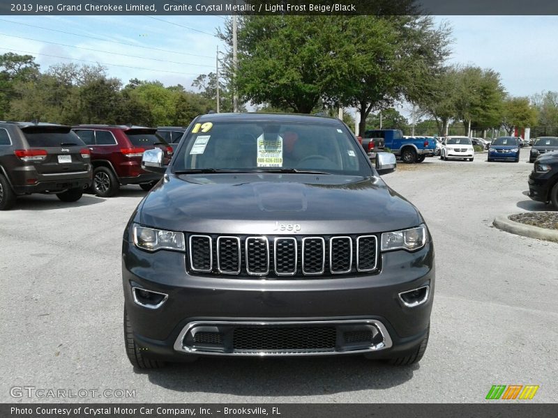 Granite Crystal Metallic / Light Frost Beige/Black 2019 Jeep Grand Cherokee Limited