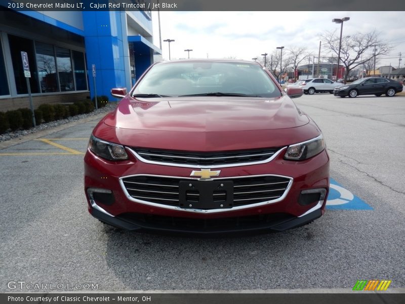 Cajun Red Tintcoat / Jet Black 2018 Chevrolet Malibu LT