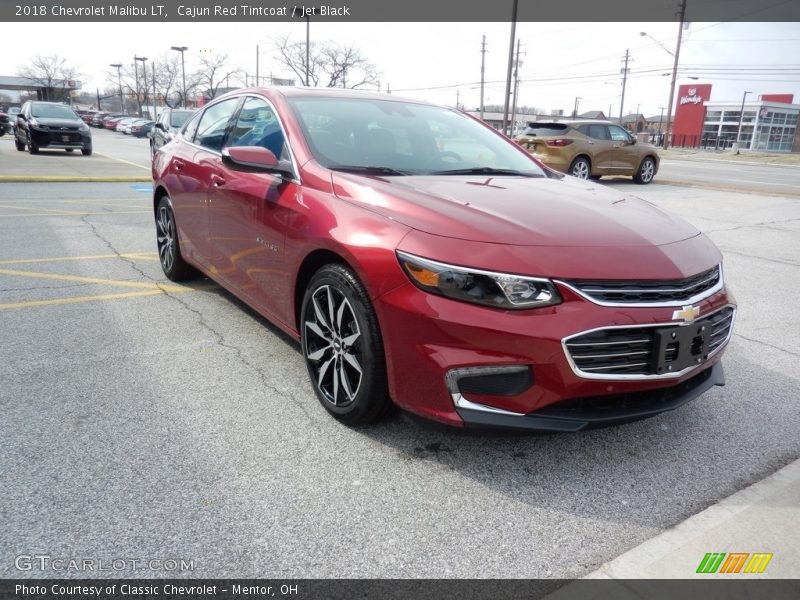 Cajun Red Tintcoat / Jet Black 2018 Chevrolet Malibu LT