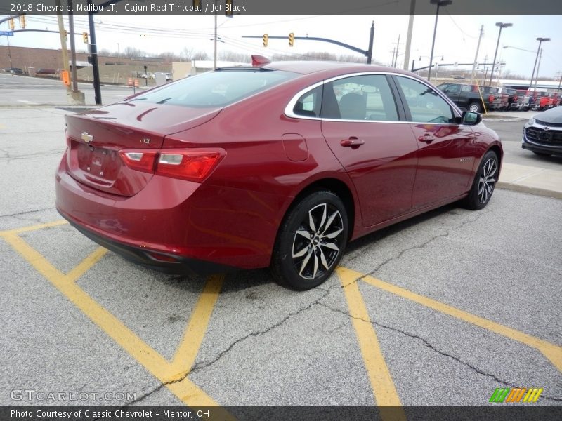 Cajun Red Tintcoat / Jet Black 2018 Chevrolet Malibu LT