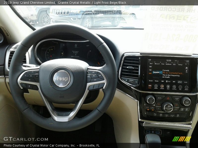 Granite Crystal Metallic / Light Frost Beige/Black 2019 Jeep Grand Cherokee Limited