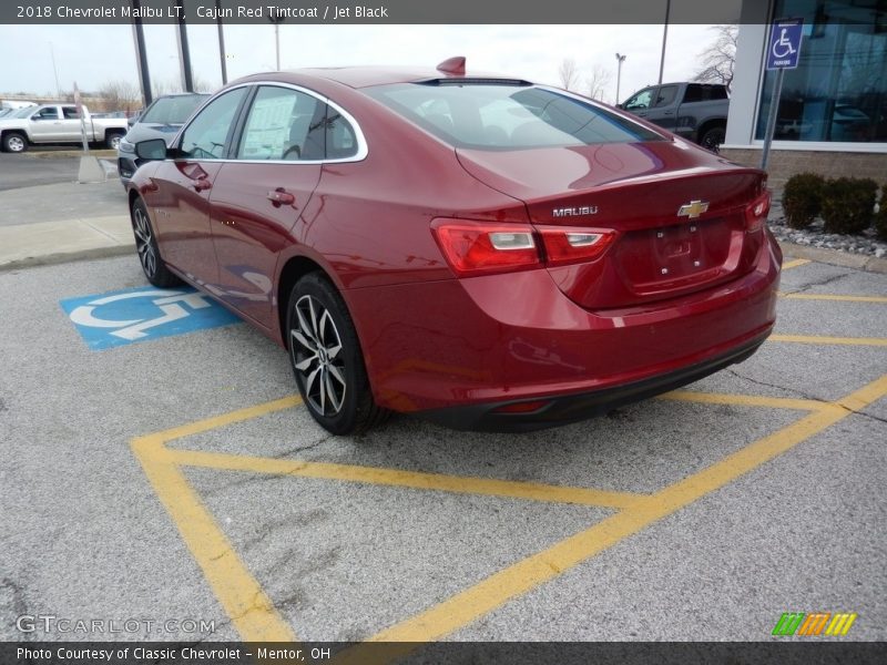 Cajun Red Tintcoat / Jet Black 2018 Chevrolet Malibu LT