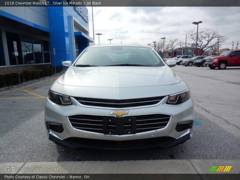 Silver Ice Metallic / Jet Black 2018 Chevrolet Malibu LT