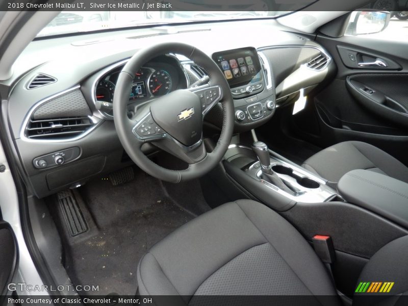 Silver Ice Metallic / Jet Black 2018 Chevrolet Malibu LT