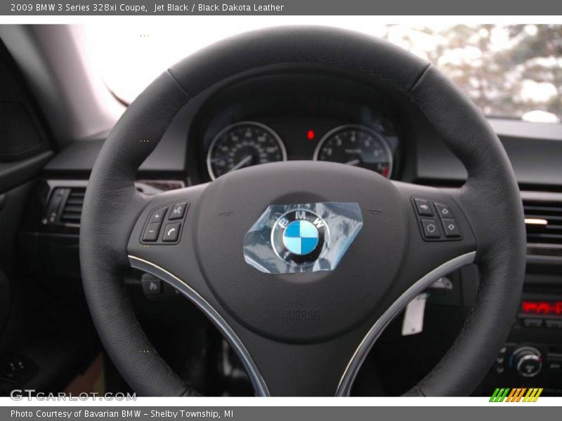 Jet Black / Black Dakota Leather 2009 BMW 3 Series 328xi Coupe