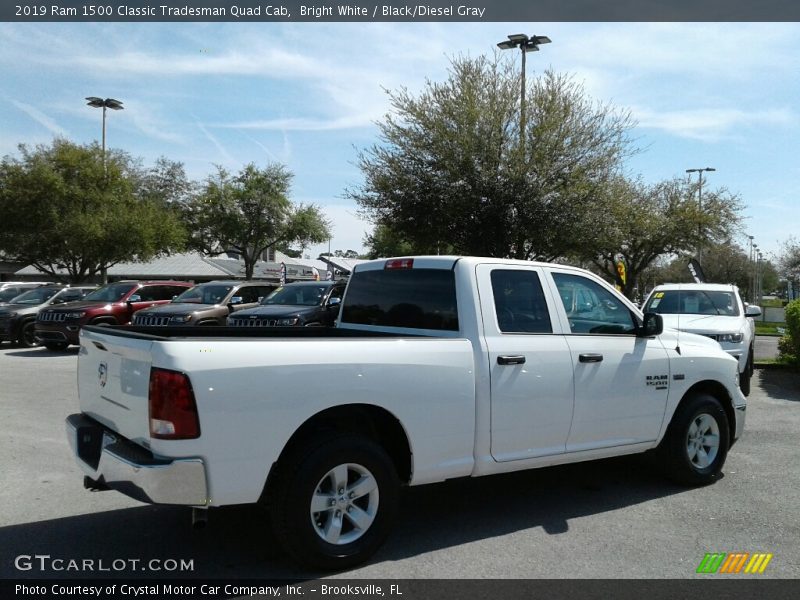 Bright White / Black/Diesel Gray 2019 Ram 1500 Classic Tradesman Quad Cab