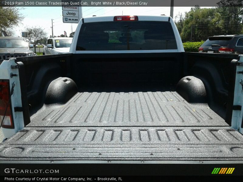 Bright White / Black/Diesel Gray 2019 Ram 1500 Classic Tradesman Quad Cab