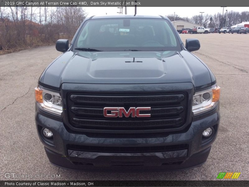 Dark Sky Metallic / Jet Black 2019 GMC Canyon All Terrain Crew Cab 4WD