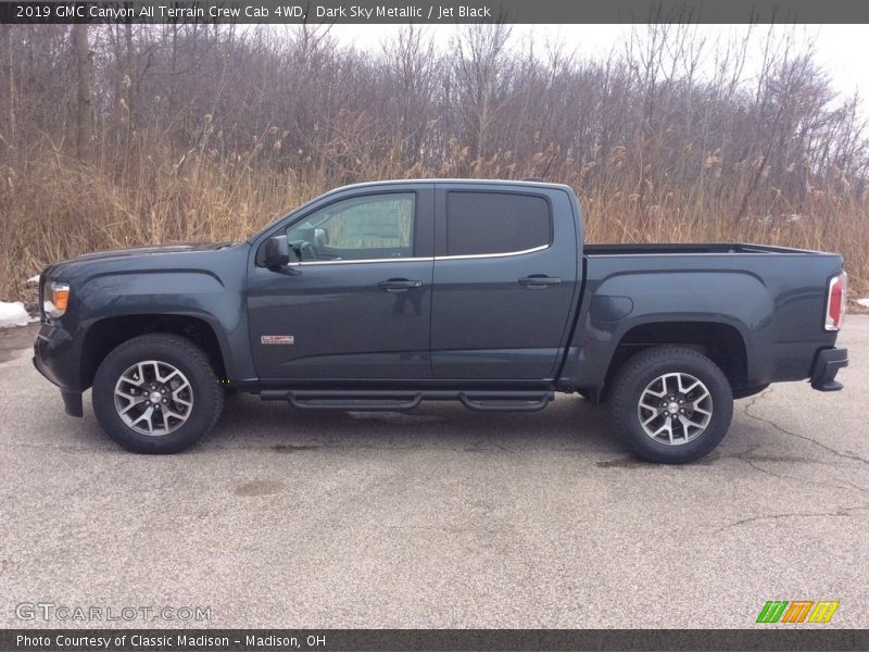 Dark Sky Metallic / Jet Black 2019 GMC Canyon All Terrain Crew Cab 4WD