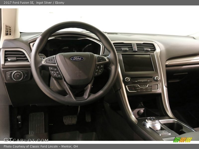 Ingot Silver / Ebony 2017 Ford Fusion SE