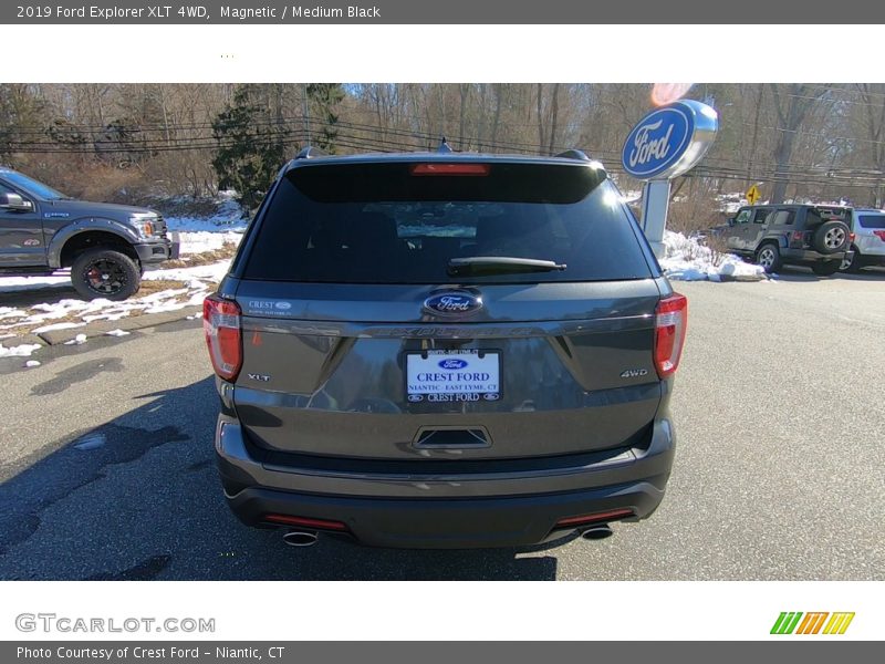 Magnetic / Medium Black 2019 Ford Explorer XLT 4WD