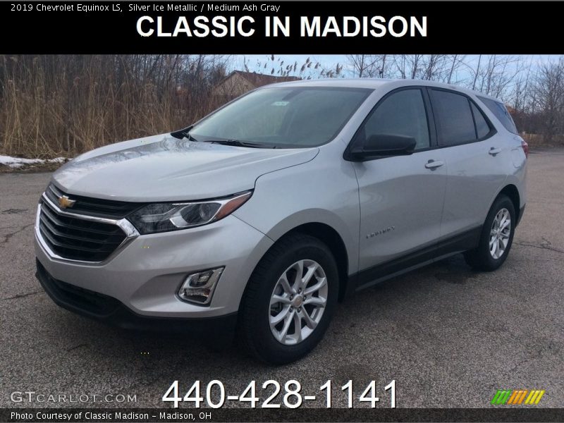 Silver Ice Metallic / Medium Ash Gray 2019 Chevrolet Equinox LS
