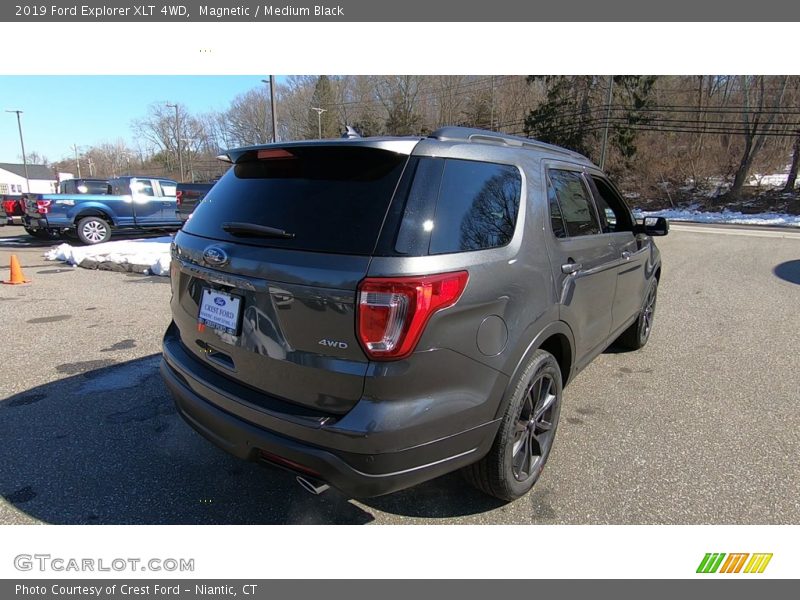 Magnetic / Medium Black 2019 Ford Explorer XLT 4WD