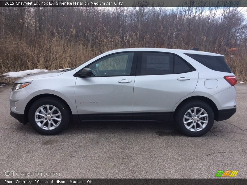 Silver Ice Metallic / Medium Ash Gray 2019 Chevrolet Equinox LS