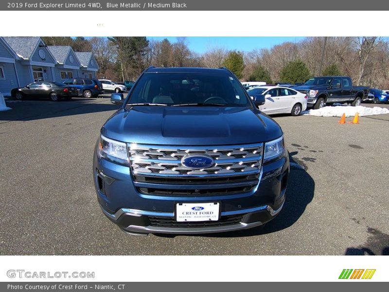 Blue Metallic / Medium Black 2019 Ford Explorer Limited 4WD