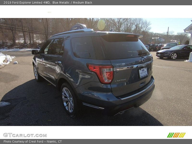 Blue Metallic / Medium Black 2019 Ford Explorer Limited 4WD