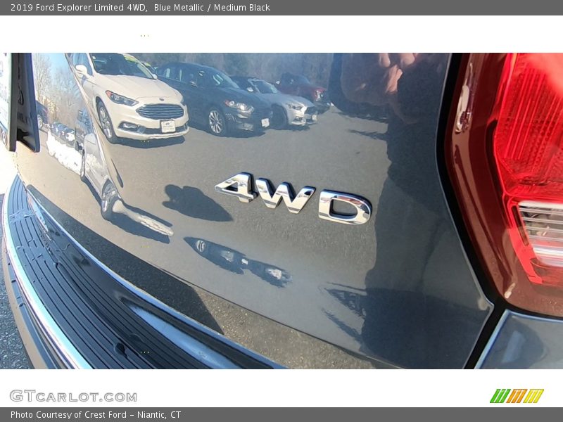 Blue Metallic / Medium Black 2019 Ford Explorer Limited 4WD