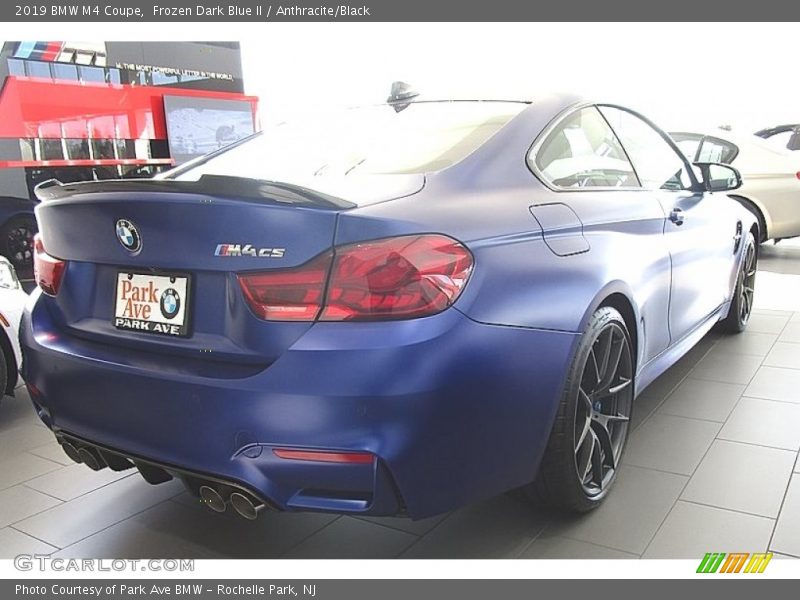 Frozen Dark Blue II / Anthracite/Black 2019 BMW M4 Coupe