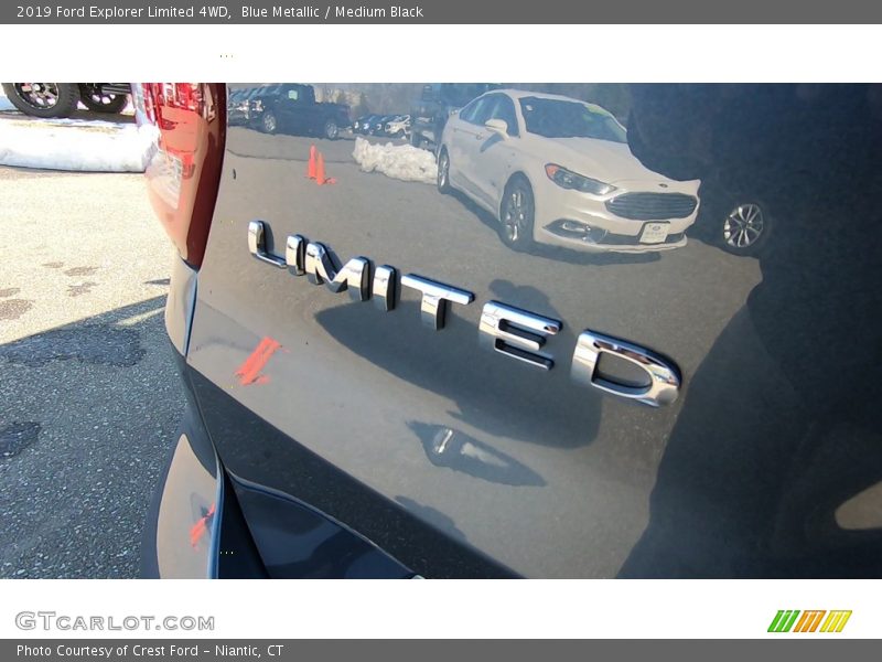 Blue Metallic / Medium Black 2019 Ford Explorer Limited 4WD