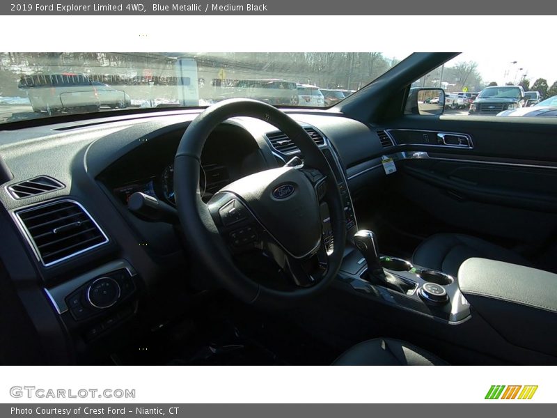 Blue Metallic / Medium Black 2019 Ford Explorer Limited 4WD