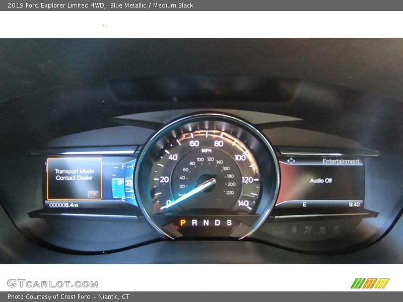 Blue Metallic / Medium Black 2019 Ford Explorer Limited 4WD