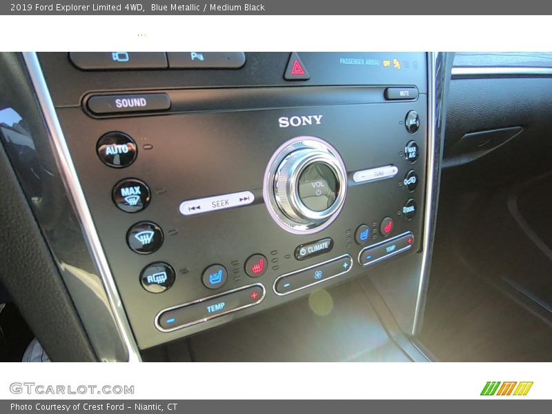 Blue Metallic / Medium Black 2019 Ford Explorer Limited 4WD