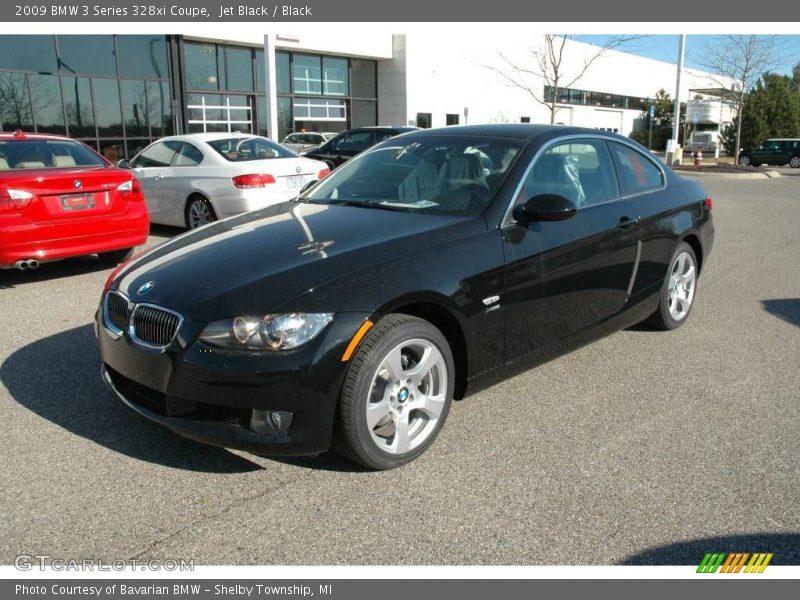 Jet Black / Black 2009 BMW 3 Series 328xi Coupe