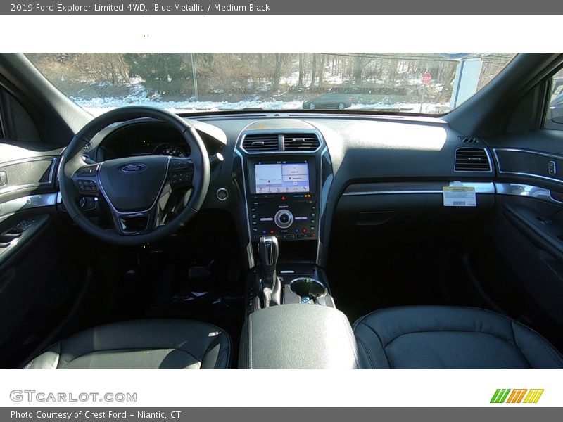 Blue Metallic / Medium Black 2019 Ford Explorer Limited 4WD