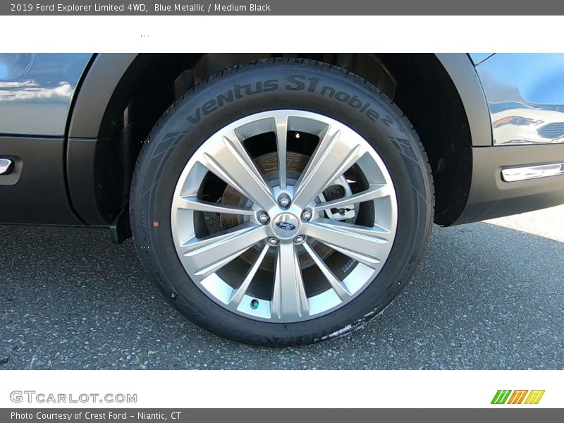 Blue Metallic / Medium Black 2019 Ford Explorer Limited 4WD