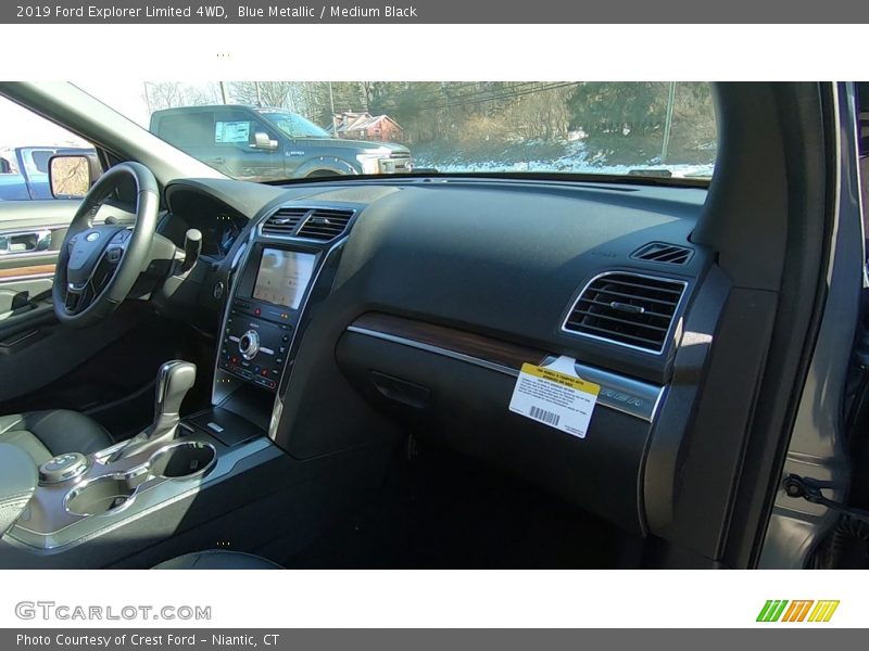 Blue Metallic / Medium Black 2019 Ford Explorer Limited 4WD