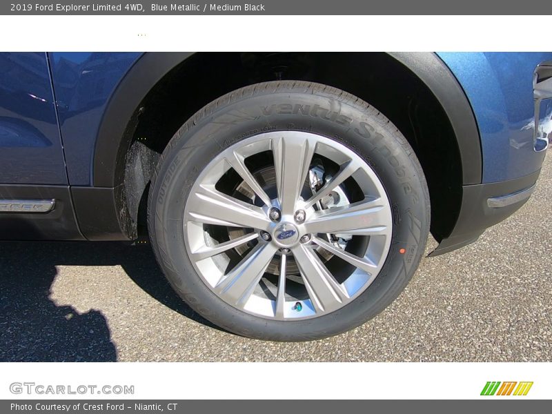 Blue Metallic / Medium Black 2019 Ford Explorer Limited 4WD