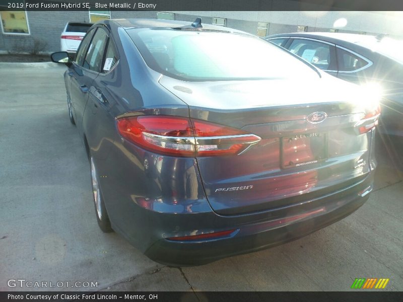 Blue Metallic / Ebony 2019 Ford Fusion Hybrid SE