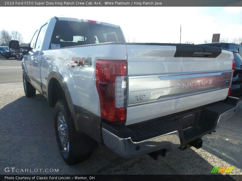White Platinum / King Ranch Java 2019 Ford F350 Super Duty King Ranch Crew Cab 4x4