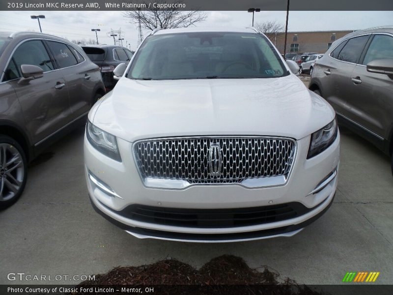 White Platinum / Cappuccino 2019 Lincoln MKC Reserve AWD