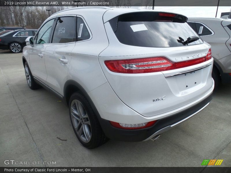 White Platinum / Cappuccino 2019 Lincoln MKC Reserve AWD