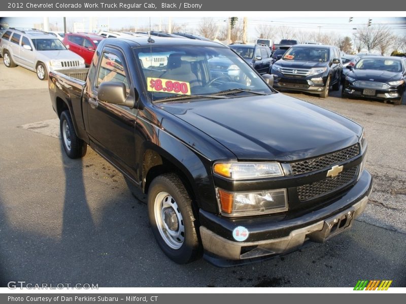 Black / Ebony 2012 Chevrolet Colorado Work Truck Regular Cab