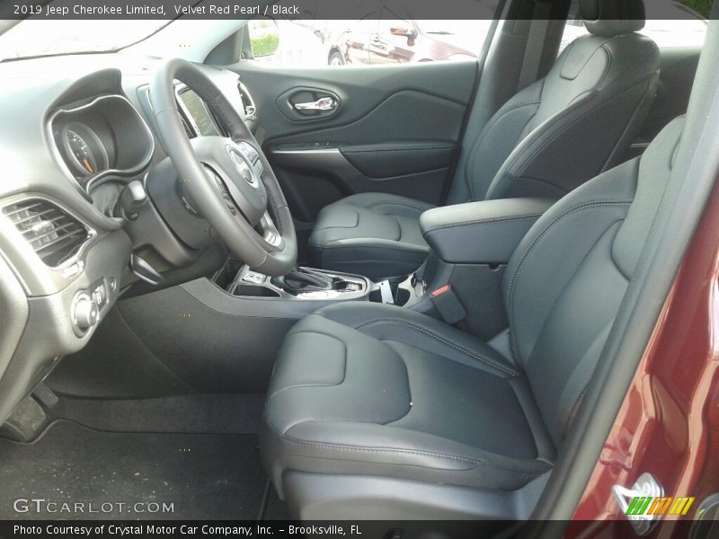 Velvet Red Pearl / Black 2019 Jeep Cherokee Limited