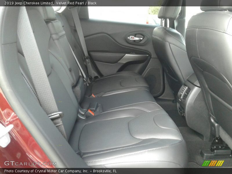 Velvet Red Pearl / Black 2019 Jeep Cherokee Limited